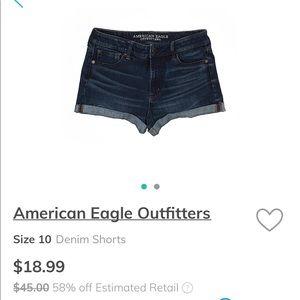 American Eagle shorts size 10